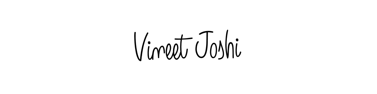 Also we have Vineet Joshi name is the best signature style. Create professional handwritten signature collection using Angelique-Rose-font-FFP autograph style. Vineet Joshi signature style 5 images and pictures png