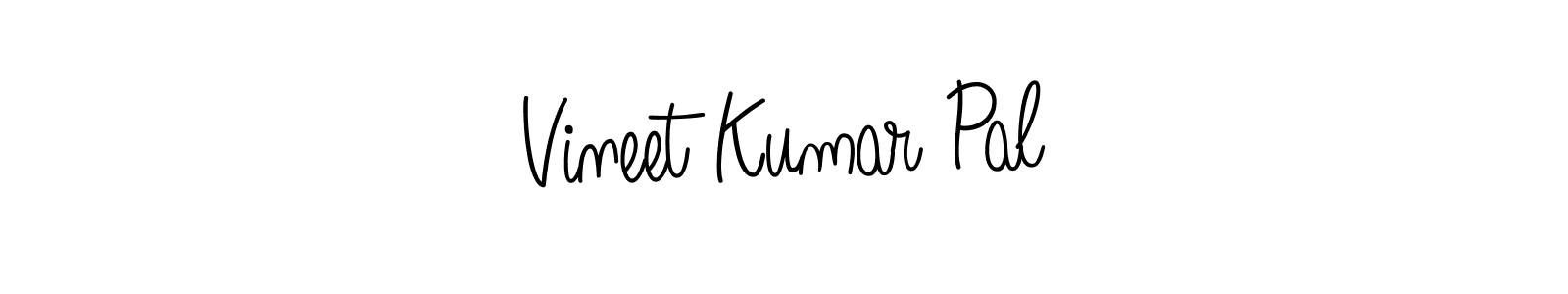 Also we have Vineet Kumar Pal name is the best signature style. Create professional handwritten signature collection using Angelique-Rose-font-FFP autograph style. Vineet Kumar Pal signature style 5 images and pictures png