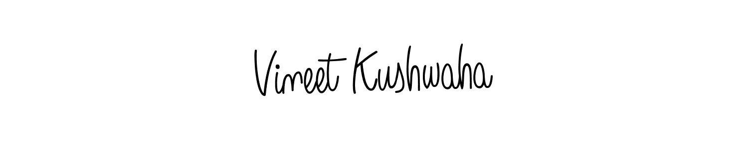 Make a beautiful signature design for name Vineet Kushwaha. Use this online signature maker to create a handwritten signature for free. Vineet Kushwaha signature style 5 images and pictures png