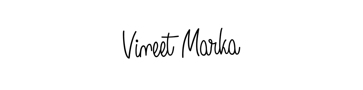 Also we have Vineet Marka name is the best signature style. Create professional handwritten signature collection using Angelique-Rose-font-FFP autograph style. Vineet Marka signature style 5 images and pictures png