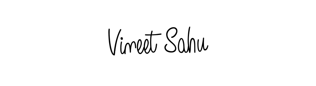 Make a beautiful signature design for name Vineet Sahu. Use this online signature maker to create a handwritten signature for free. Vineet Sahu signature style 5 images and pictures png