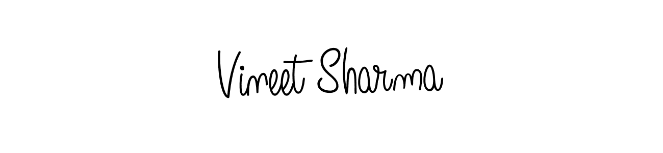 Also we have Vineet Sharma name is the best signature style. Create professional handwritten signature collection using Angelique-Rose-font-FFP autograph style. Vineet Sharma signature style 5 images and pictures png