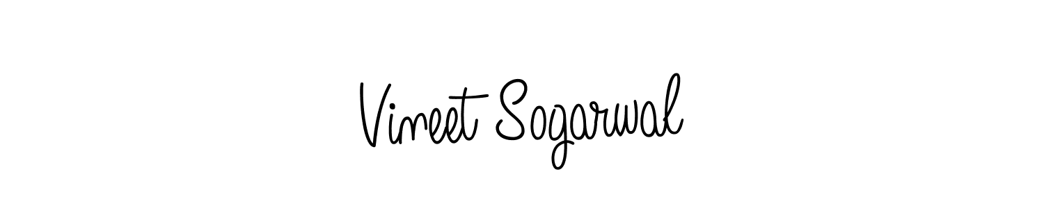 Also we have Vineet Sogarwal name is the best signature style. Create professional handwritten signature collection using Angelique-Rose-font-FFP autograph style. Vineet Sogarwal signature style 5 images and pictures png