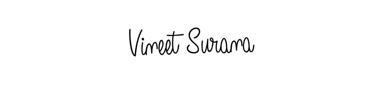 It looks lik you need a new signature style for name Vineet Surana. Design unique handwritten (Angelique-Rose-font-FFP) signature with our free signature maker in just a few clicks. Vineet Surana signature style 5 images and pictures png