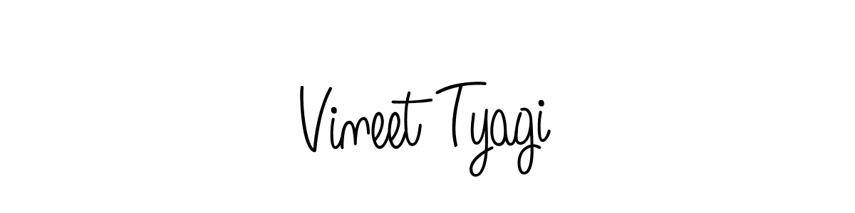 Use a signature maker to create a handwritten signature online. With this signature software, you can design (Angelique-Rose-font-FFP) your own signature for name Vineet Tyagi. Vineet Tyagi signature style 5 images and pictures png