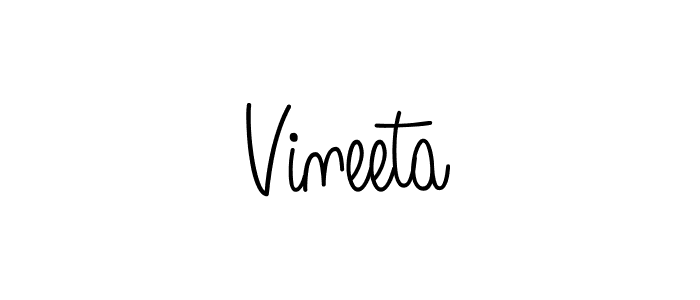 How to make Vineeta signature? Angelique-Rose-font-FFP is a professional autograph style. Create handwritten signature for Vineeta name. Vineeta signature style 5 images and pictures png