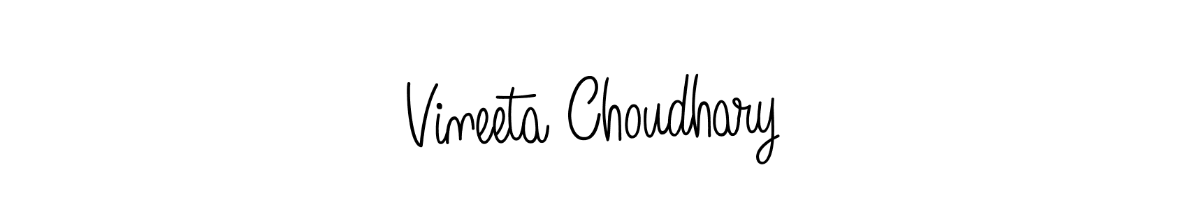 It looks lik you need a new signature style for name Vineeta Choudhary. Design unique handwritten (Angelique-Rose-font-FFP) signature with our free signature maker in just a few clicks. Vineeta Choudhary signature style 5 images and pictures png