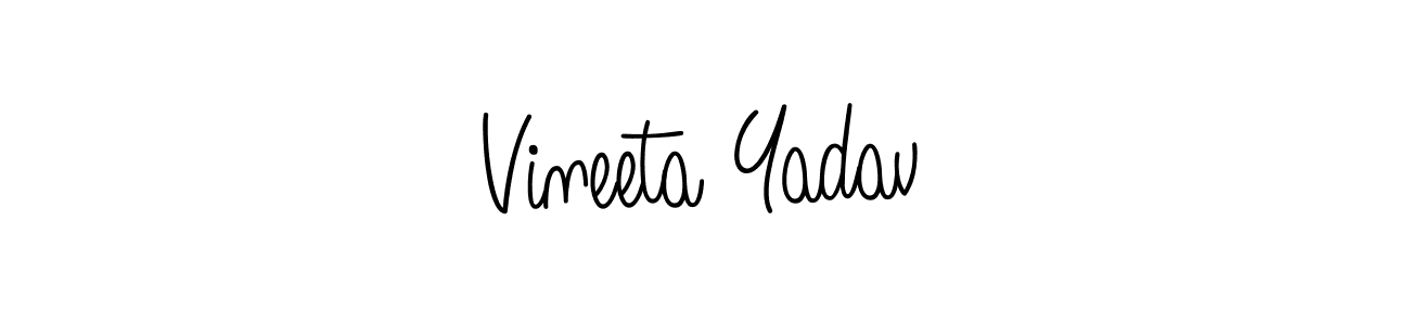 Similarly Angelique-Rose-font-FFP is the best handwritten signature design. Signature creator online .You can use it as an online autograph creator for name Vineeta Yadav. Vineeta Yadav signature style 5 images and pictures png