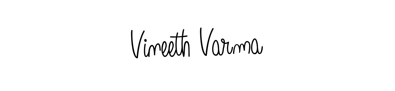 How to make Vineeth Varma signature? Angelique-Rose-font-FFP is a professional autograph style. Create handwritten signature for Vineeth Varma name. Vineeth Varma signature style 5 images and pictures png