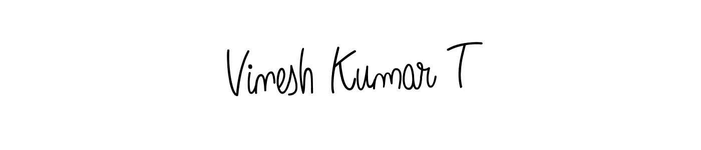 See photos of Vinesh Kumar T official signature by Spectra . Check more albums & portfolios. Read reviews & check more about Angelique-Rose-font-FFP font. Vinesh Kumar T signature style 5 images and pictures png