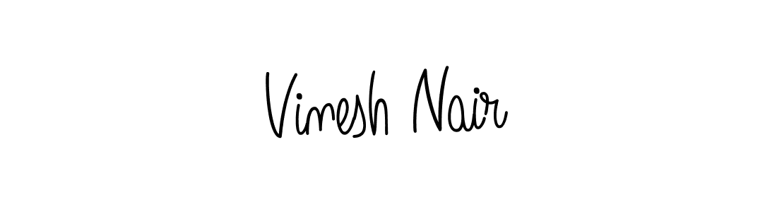 Angelique-Rose-font-FFP is a professional signature style that is perfect for those who want to add a touch of class to their signature. It is also a great choice for those who want to make their signature more unique. Get Vinesh Nair name to fancy signature for free. Vinesh Nair signature style 5 images and pictures png