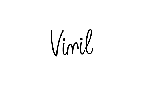 Make a beautiful signature design for name Vinil. Use this online signature maker to create a handwritten signature for free. Vinil signature style 5 images and pictures png