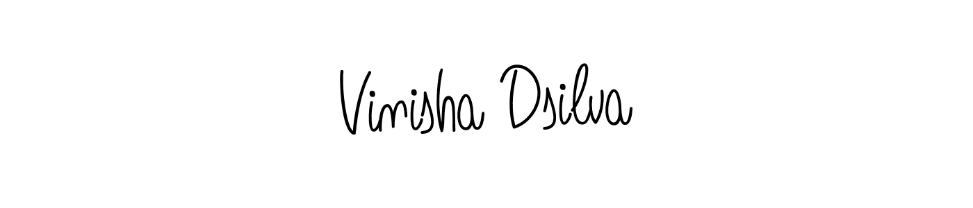 Best and Professional Signature Style for Vinisha Dsilva. Angelique-Rose-font-FFP Best Signature Style Collection. Vinisha Dsilva signature style 5 images and pictures png