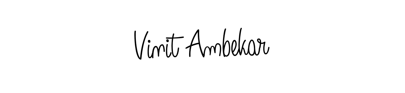 Similarly Angelique-Rose-font-FFP is the best handwritten signature design. Signature creator online .You can use it as an online autograph creator for name Vinit Ambekar. Vinit Ambekar signature style 5 images and pictures png