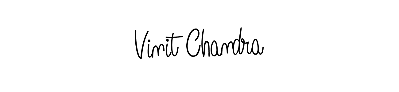 Use a signature maker to create a handwritten signature online. With this signature software, you can design (Angelique-Rose-font-FFP) your own signature for name Vinit Chandra. Vinit Chandra signature style 5 images and pictures png