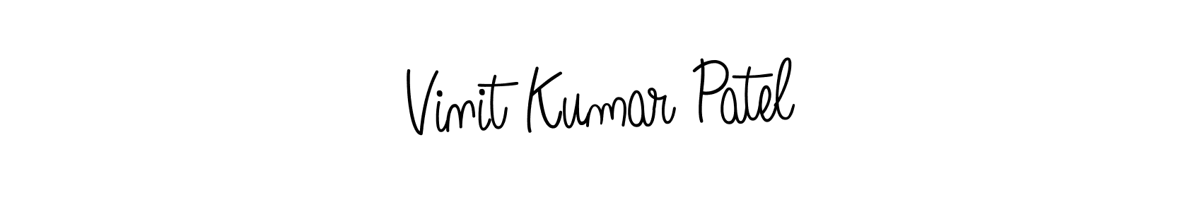 This is the best signature style for the Vinit Kumar Patel name. Also you like these signature font (Angelique-Rose-font-FFP). Mix name signature. Vinit Kumar Patel signature style 5 images and pictures png