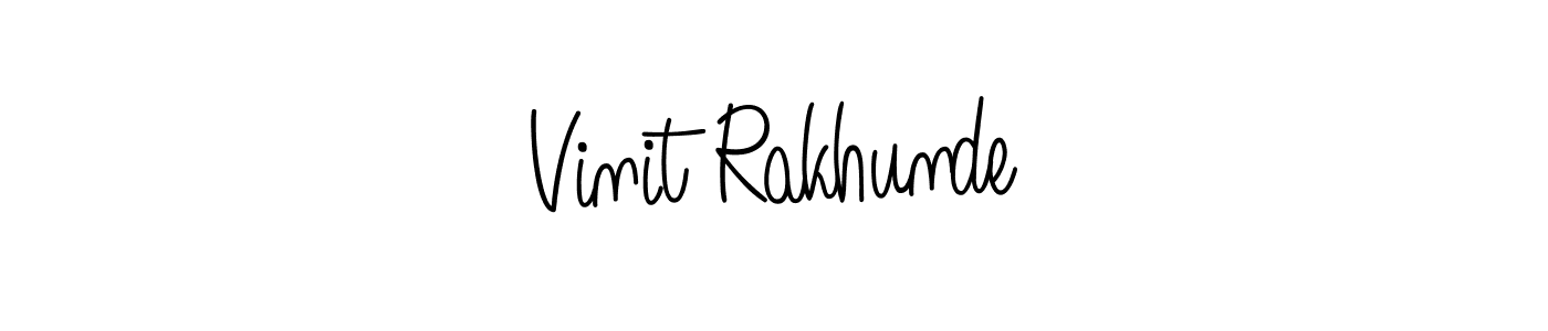 How to make Vinit Rakhunde signature? Angelique-Rose-font-FFP is a professional autograph style. Create handwritten signature for Vinit Rakhunde name. Vinit Rakhunde signature style 5 images and pictures png
