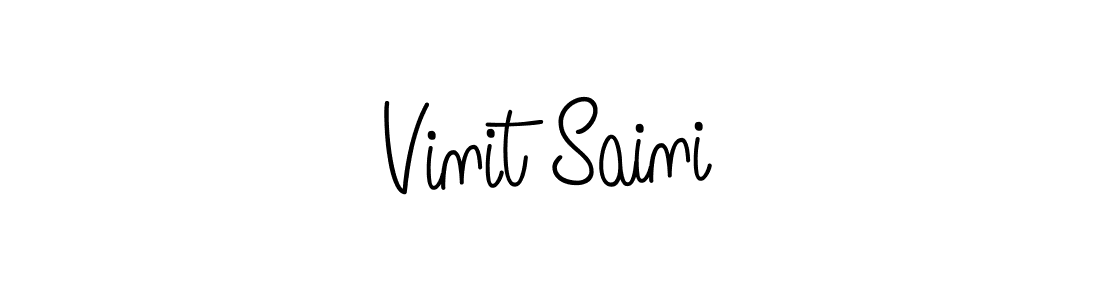 Best and Professional Signature Style for Vinit Saini. Angelique-Rose-font-FFP Best Signature Style Collection. Vinit Saini signature style 5 images and pictures png