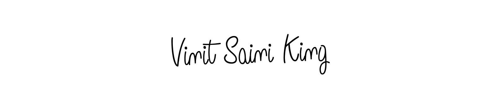 Make a beautiful signature design for name Vinit Saini King. Use this online signature maker to create a handwritten signature for free. Vinit Saini King signature style 5 images and pictures png