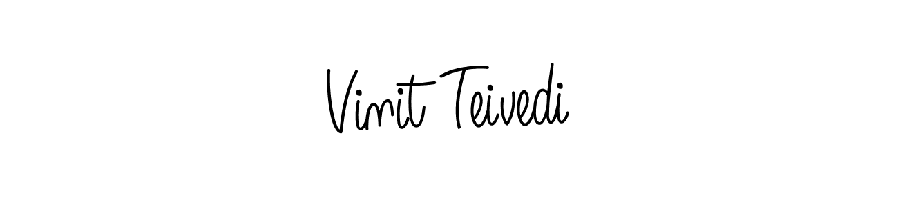 Create a beautiful signature design for name Vinit Teivedi. With this signature (Angelique-Rose-font-FFP) fonts, you can make a handwritten signature for free. Vinit Teivedi signature style 5 images and pictures png