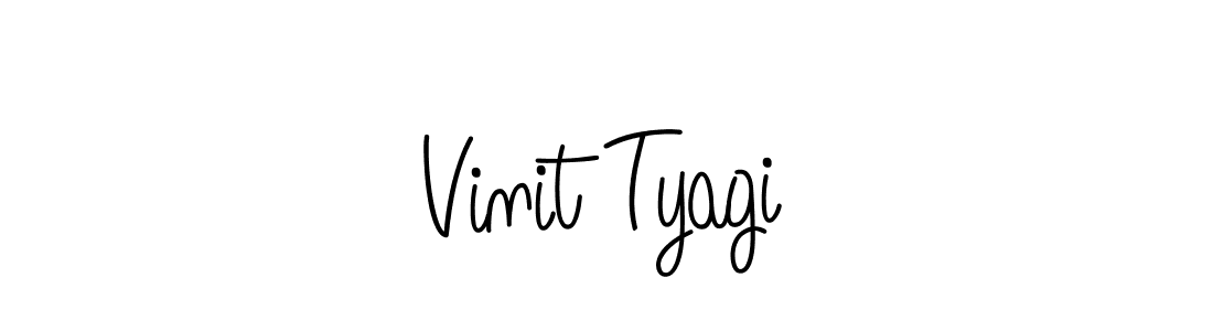 Also we have Vinit Tyagi name is the best signature style. Create professional handwritten signature collection using Angelique-Rose-font-FFP autograph style. Vinit Tyagi signature style 5 images and pictures png