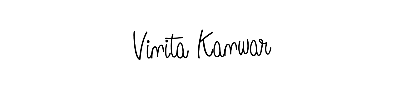 Here are the top 10 professional signature styles for the name Vinita Kanwar. These are the best autograph styles you can use for your name. Vinita Kanwar signature style 5 images and pictures png