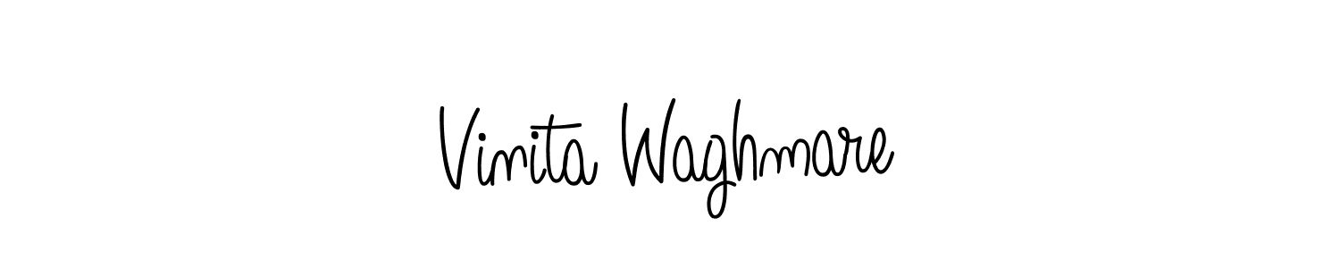 Make a beautiful signature design for name Vinita Waghmare. Use this online signature maker to create a handwritten signature for free. Vinita Waghmare signature style 5 images and pictures png