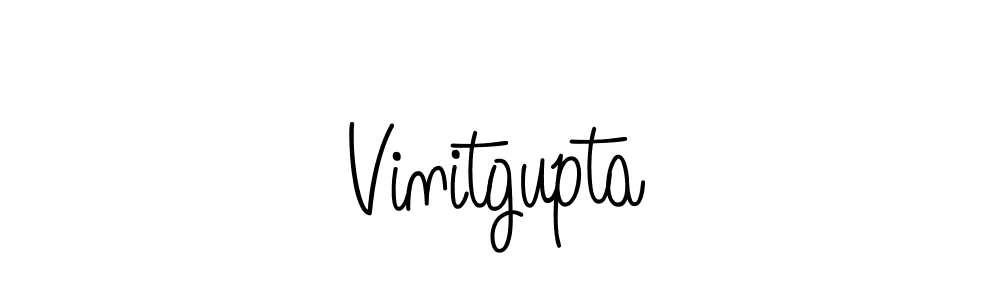 How to make Vinitgupta name signature. Use Angelique-Rose-font-FFP style for creating short signs online. This is the latest handwritten sign. Vinitgupta signature style 5 images and pictures png