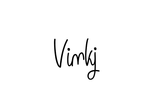 It looks lik you need a new signature style for name Vinkj. Design unique handwritten (Angelique-Rose-font-FFP) signature with our free signature maker in just a few clicks. Vinkj signature style 5 images and pictures png