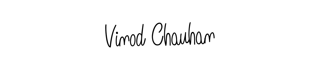 Make a short Vinod Chauhan signature style. Manage your documents anywhere anytime using Angelique-Rose-font-FFP. Create and add eSignatures, submit forms, share and send files easily. Vinod Chauhan signature style 5 images and pictures png