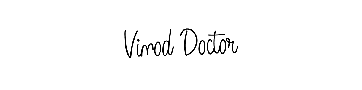 Make a beautiful signature design for name Vinod Doctor. Use this online signature maker to create a handwritten signature for free. Vinod Doctor signature style 5 images and pictures png