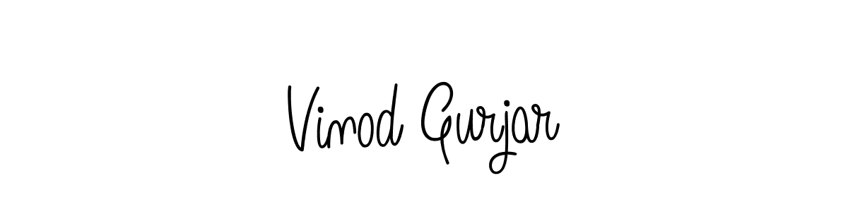 It looks lik you need a new signature style for name Vinod Gurjar. Design unique handwritten (Angelique-Rose-font-FFP) signature with our free signature maker in just a few clicks. Vinod Gurjar signature style 5 images and pictures png