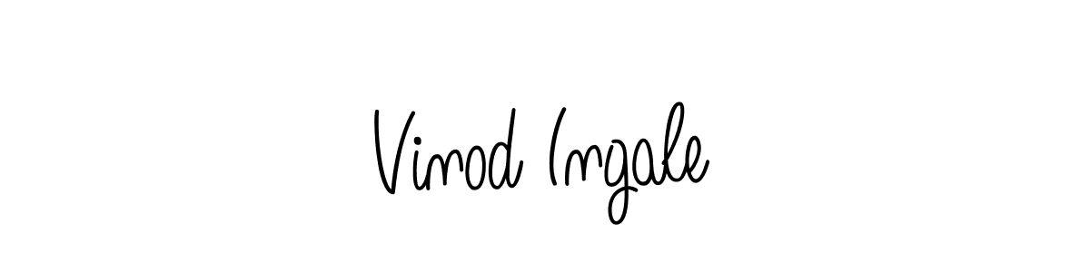 This is the best signature style for the Vinod Ingale name. Also you like these signature font (Angelique-Rose-font-FFP). Mix name signature. Vinod Ingale signature style 5 images and pictures png