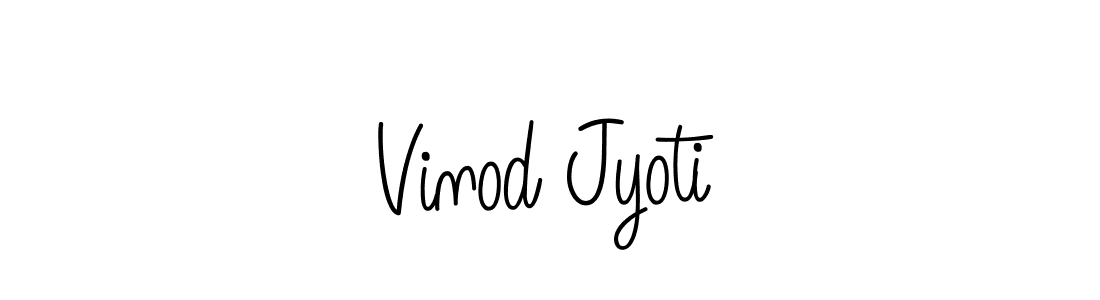 Once you've used our free online signature maker to create your best signature Angelique-Rose-font-FFP style, it's time to enjoy all of the benefits that Vinod Jyoti name signing documents. Vinod Jyoti signature style 5 images and pictures png