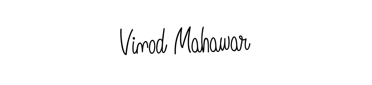 Make a beautiful signature design for name Vinod Mahawar. Use this online signature maker to create a handwritten signature for free. Vinod Mahawar signature style 5 images and pictures png