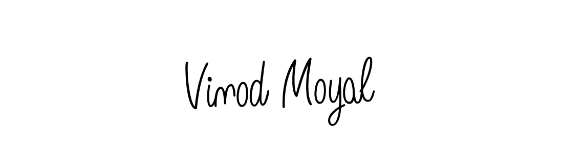 Once you've used our free online signature maker to create your best signature Angelique-Rose-font-FFP style, it's time to enjoy all of the benefits that Vinod Moyal name signing documents. Vinod Moyal signature style 5 images and pictures png