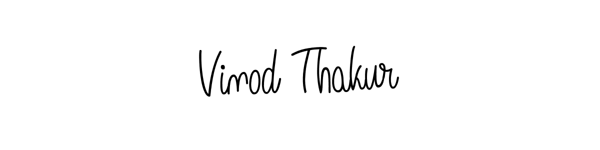 You can use this online signature creator to create a handwritten signature for the name Vinod Thakur. This is the best online autograph maker. Vinod Thakur signature style 5 images and pictures png