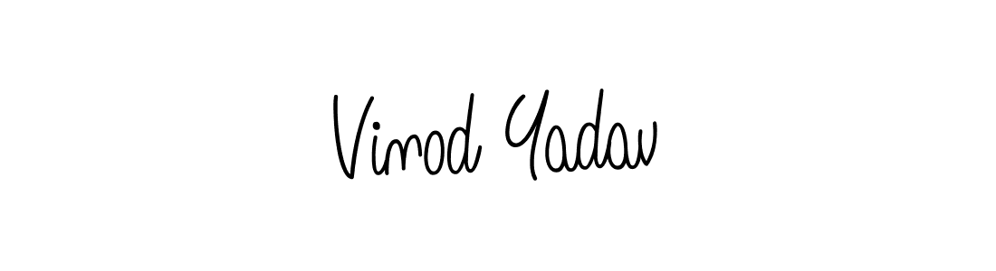 Once you've used our free online signature maker to create your best signature Angelique-Rose-font-FFP style, it's time to enjoy all of the benefits that Vinod Yadav name signing documents. Vinod Yadav signature style 5 images and pictures png