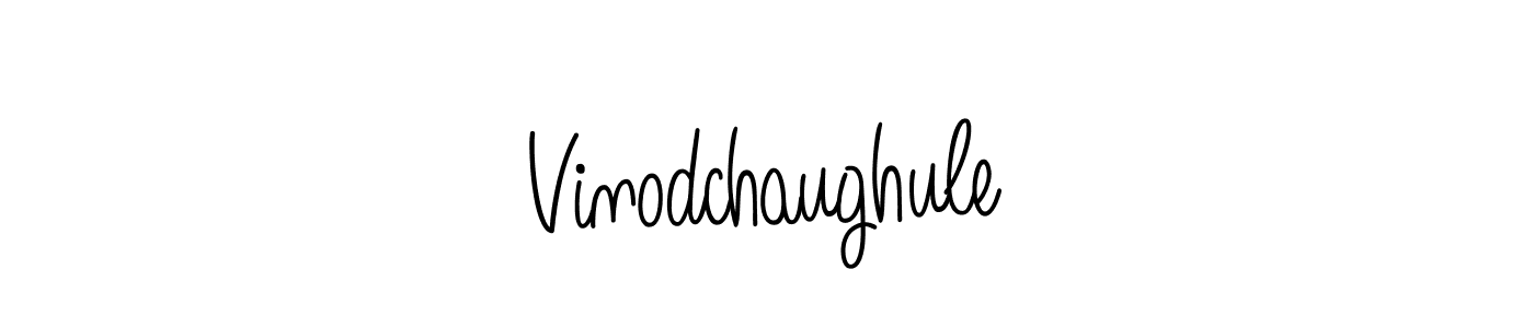 Create a beautiful signature design for name Vinodchaughule. With this signature (Angelique-Rose-font-FFP) fonts, you can make a handwritten signature for free. Vinodchaughule signature style 5 images and pictures png
