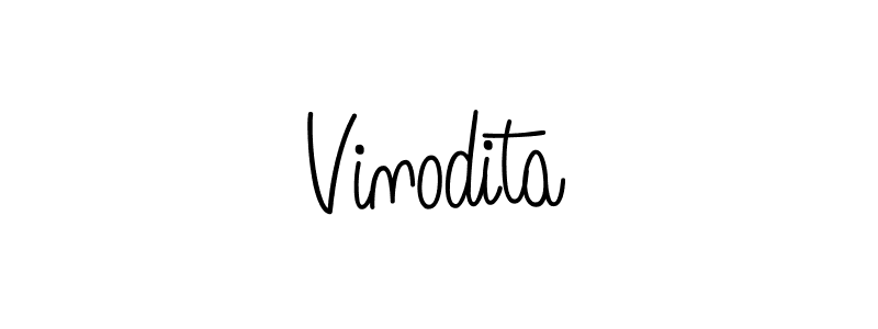 Make a beautiful signature design for name Vinodita. Use this online signature maker to create a handwritten signature for free. Vinodita signature style 5 images and pictures png