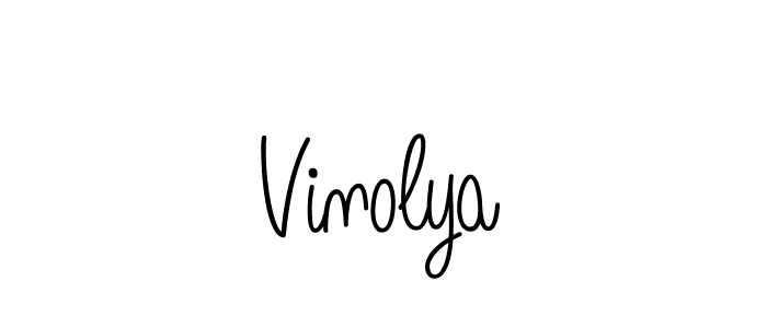 if you are searching for the best signature style for your name Vinolya. so please give up your signature search. here we have designed multiple signature styles  using Angelique-Rose-font-FFP. Vinolya signature style 5 images and pictures png