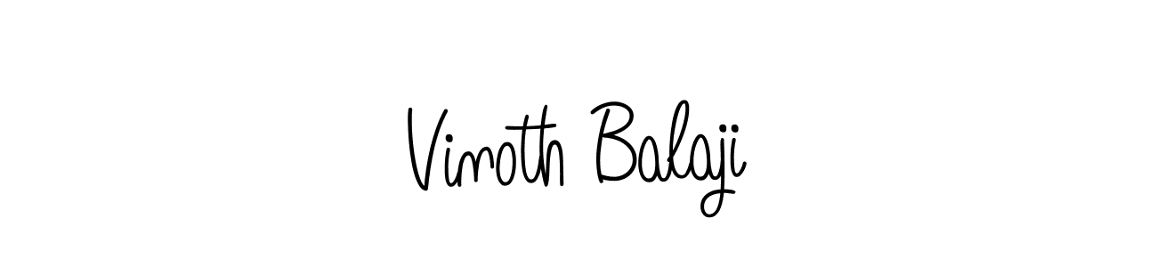 It looks lik you need a new signature style for name Vinoth Balaji. Design unique handwritten (Angelique-Rose-font-FFP) signature with our free signature maker in just a few clicks. Vinoth Balaji signature style 5 images and pictures png