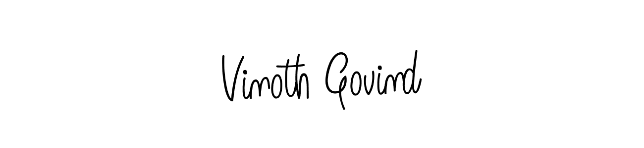 Best and Professional Signature Style for Vinoth Govind. Angelique-Rose-font-FFP Best Signature Style Collection. Vinoth Govind signature style 5 images and pictures png
