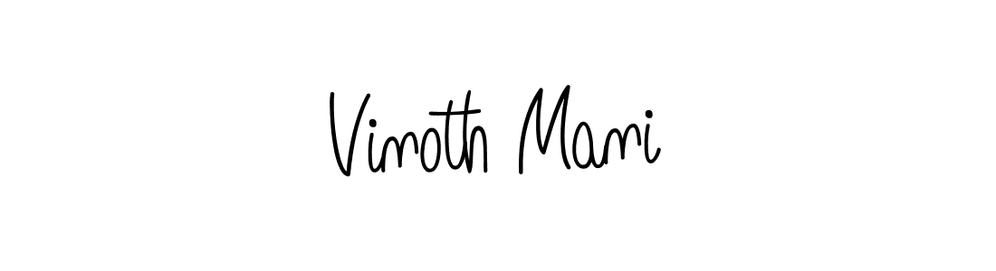 Best and Professional Signature Style for Vinoth Mani. Angelique-Rose-font-FFP Best Signature Style Collection. Vinoth Mani signature style 5 images and pictures png