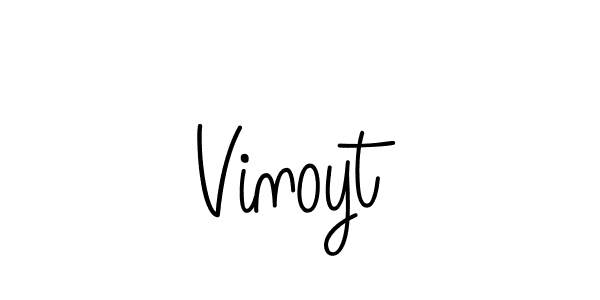 Use a signature maker to create a handwritten signature online. With this signature software, you can design (Angelique-Rose-font-FFP) your own signature for name Vinoyt. Vinoyt signature style 5 images and pictures png