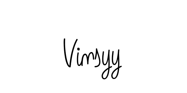 Also You can easily find your signature by using the search form. We will create Vinsyy name handwritten signature images for you free of cost using Angelique-Rose-font-FFP sign style. Vinsyy signature style 5 images and pictures png