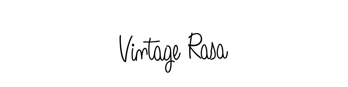 The best way (Angelique-Rose-font-FFP) to make a short signature is to pick only two or three words in your name. The name Vintage Rasa include a total of six letters. For converting this name. Vintage Rasa signature style 5 images and pictures png