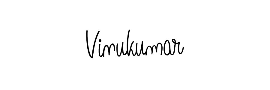 How to Draw Vinukumar signature style? Angelique-Rose-font-FFP is a latest design signature styles for name Vinukumar. Vinukumar signature style 5 images and pictures png