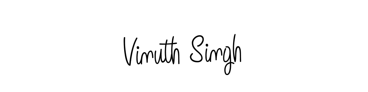 Make a short Vinuth Singh signature style. Manage your documents anywhere anytime using Angelique-Rose-font-FFP. Create and add eSignatures, submit forms, share and send files easily. Vinuth Singh signature style 5 images and pictures png