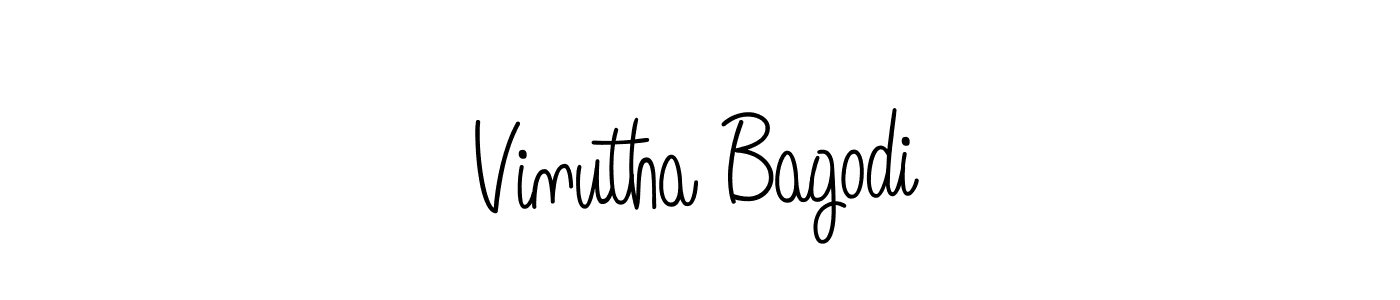 Make a beautiful signature design for name Vinutha Bagodi. Use this online signature maker to create a handwritten signature for free. Vinutha Bagodi signature style 5 images and pictures png